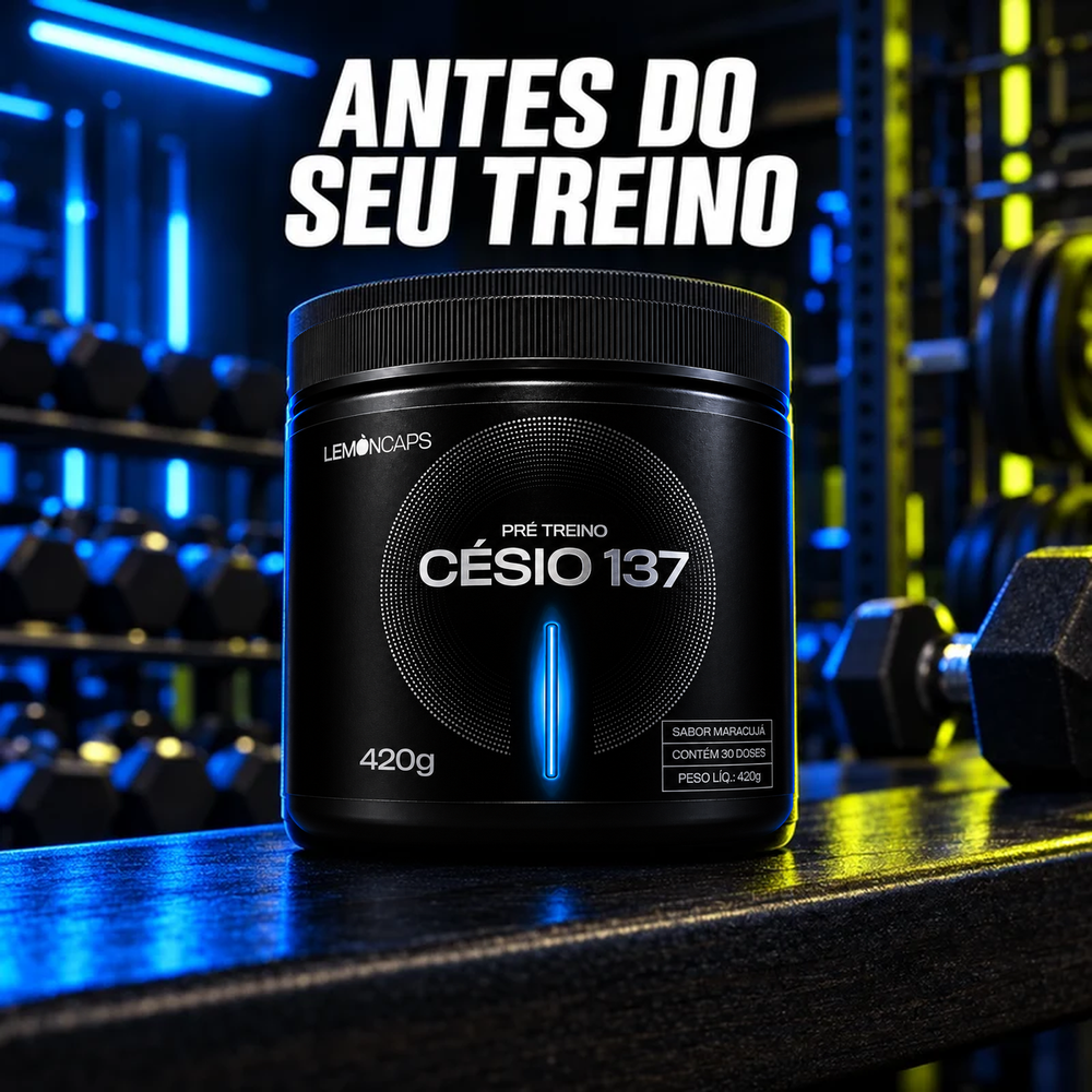 Césio 137 Pré-Treino + Creatina