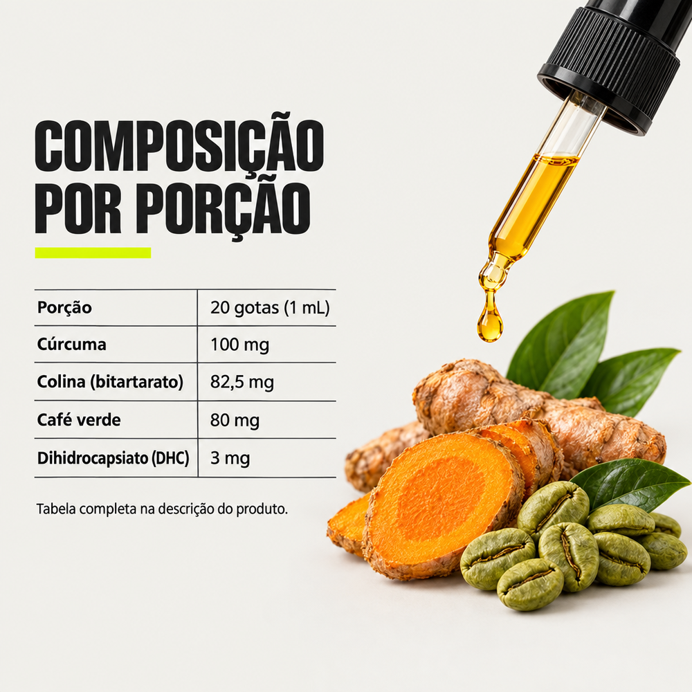 Slym Up Lemon Caps - composição por porção