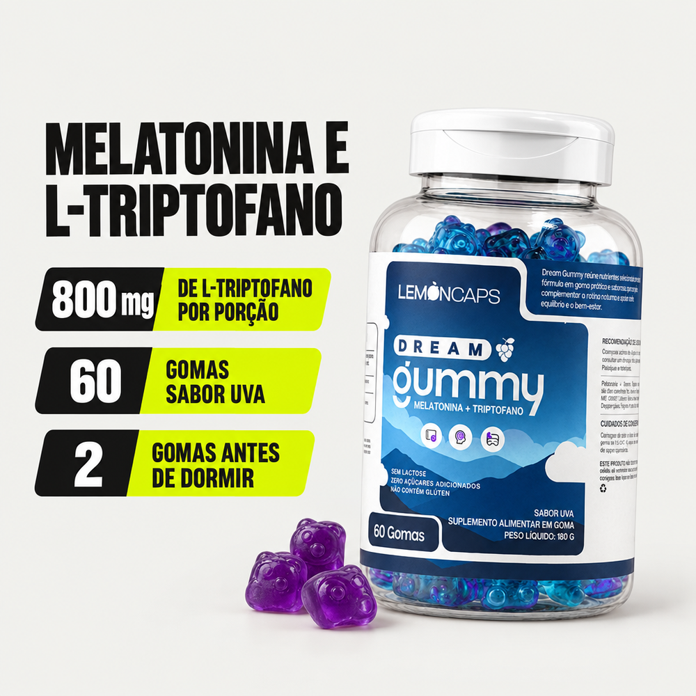 Dream Gummy Lemon Caps - destaques do produto