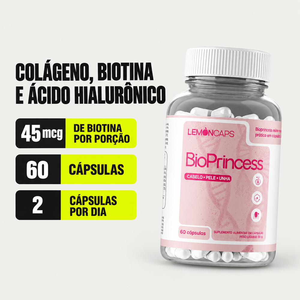 BioPrincess Lemon Caps - destaques do produto