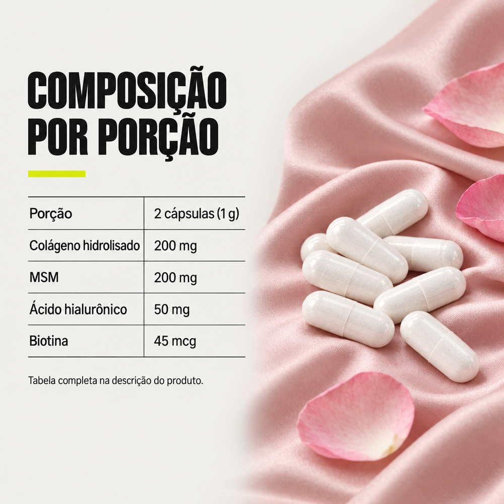 BioPrincess Lemon Caps - composição por porção