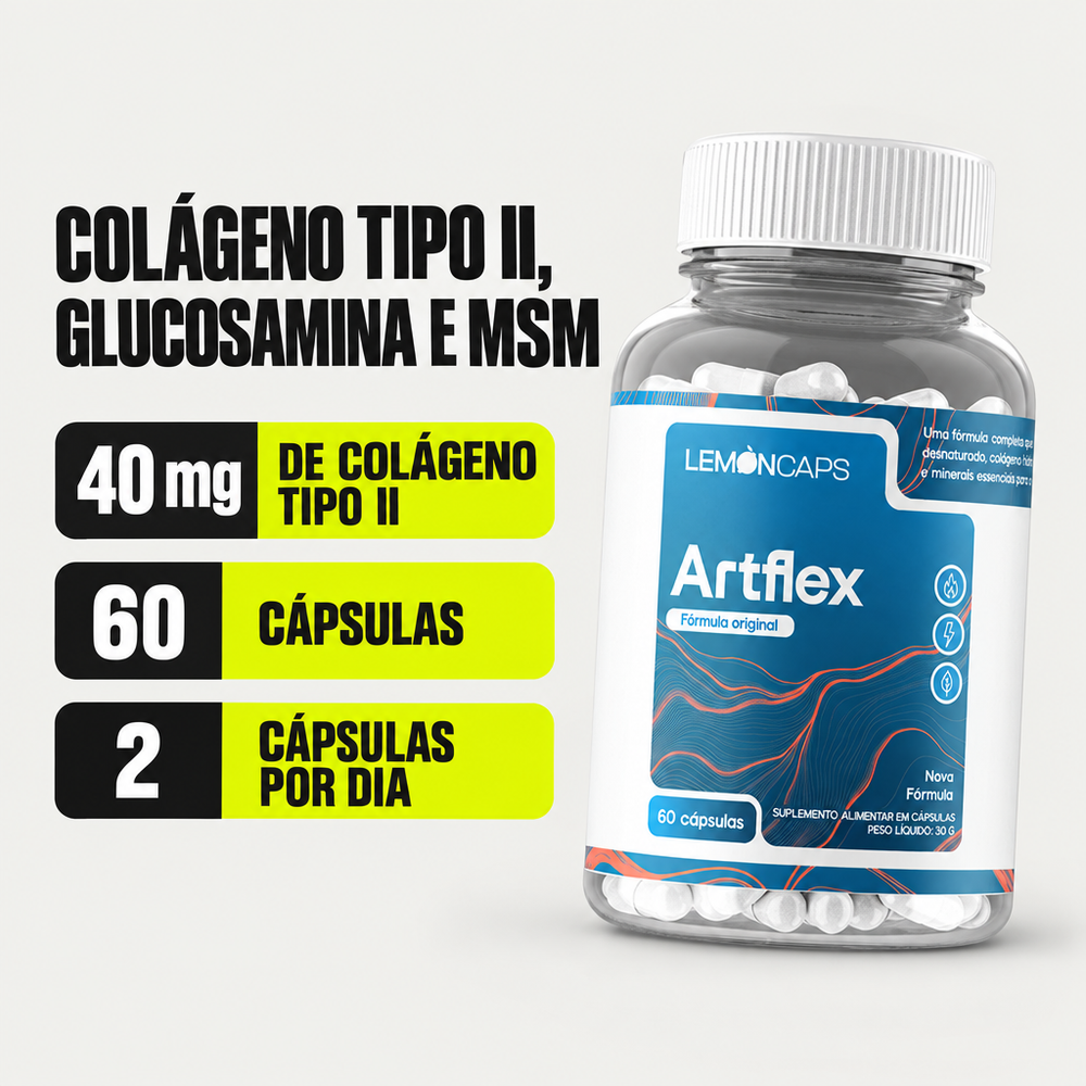 Artflex Lemon Caps - destaques do produto