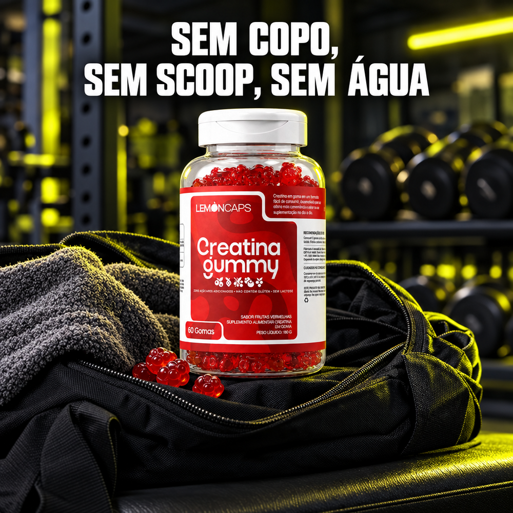 Creatina Gummy Lemon Caps - cena de uso