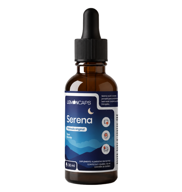Lemon Caps Serena Gotas 30ml Melatonina L-Teanina Magnésio